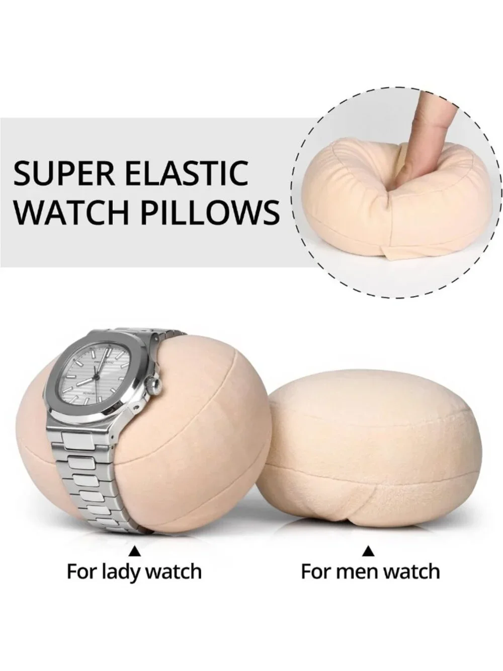 Automatic Watch Winder with Quiet Motor, 4 Rotation Modes, Plush Pillow Fit for